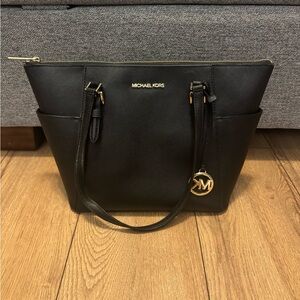 Michael Kors Black Leather Tote